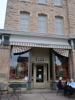 Quaint storefront, and fitting for a quaint little town.