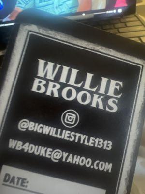 Willies contact info!