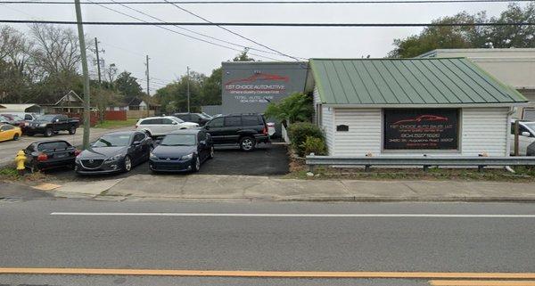 Side of shop, exterior