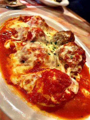 Stuffed shells with meatballs