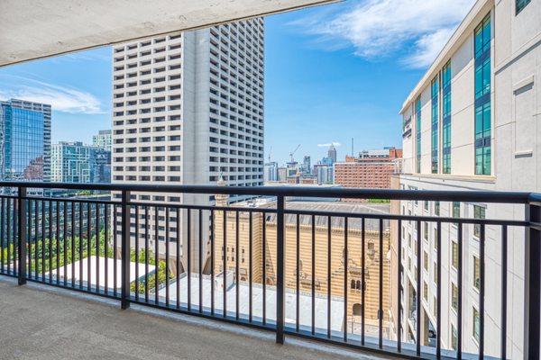 16th floor view in Midtown Atlanta.