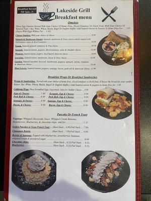 Breakfast Menu