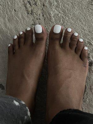 Gel pedicure