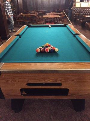 Two new pool tables.