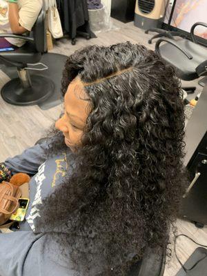 Full weave with closure-side of you