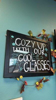 stop by for some super cool glasses!