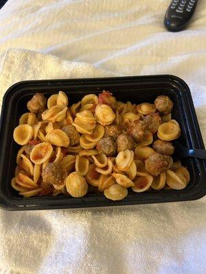 Orechiette with Orecchiette w/ Meatballs