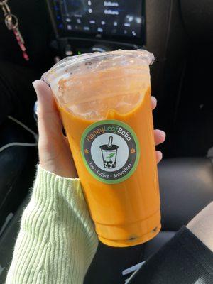 Thai Tea with boba