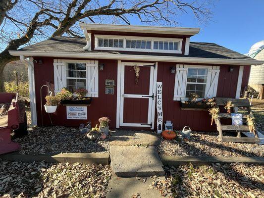 The front of the store