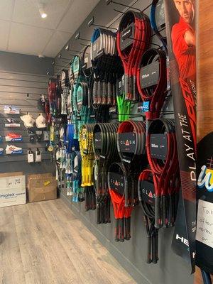 Ask Andy for racquet recommendation!