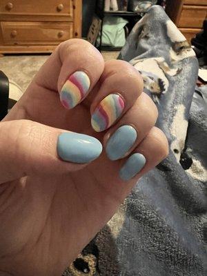 Spring nails by Makayla.