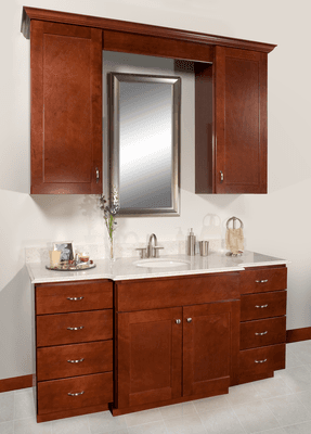 Master Bath Cabinet, Wolf Cabinet done by Royal Floors in Ashburn huse