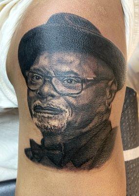 Portrait tattoo by Shred