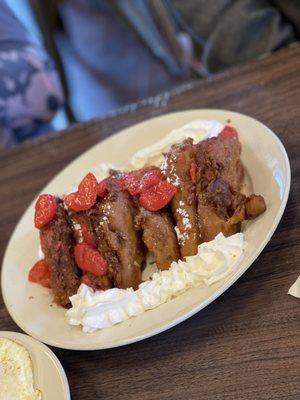 Deep-Fried Strawberry French Toast Special