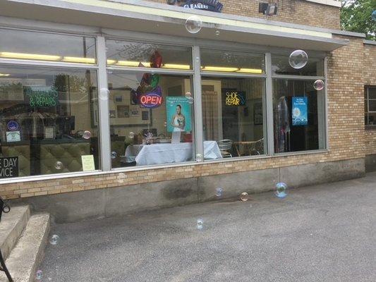 It was raining bubbles for our 100th anniversary celebration at our Glens Falls store