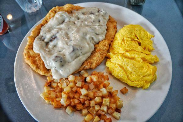 Fry bread breakfast