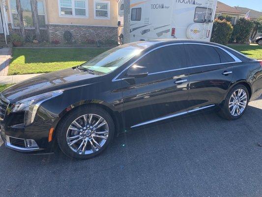 2019 Cadillac XTS chrome wheel exchange.