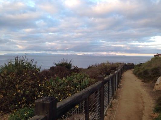 Trail that leads to Terranea Hotel