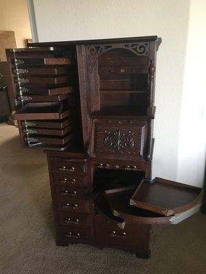 Antique Dental Cabinet