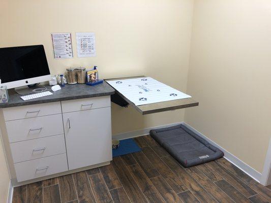 Dog exam room