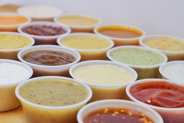 22 House made Sauces