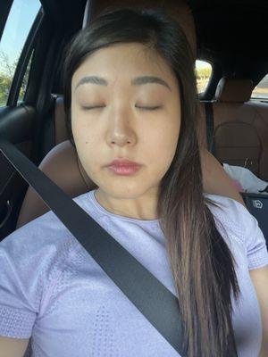 Eyebrow threading