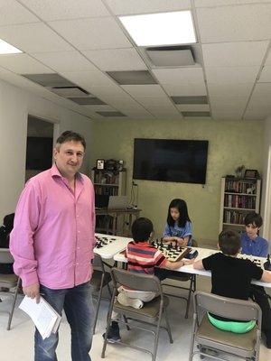 Chess class by GM Maxim Dlugy was great