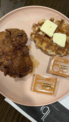 Chicken and waffles