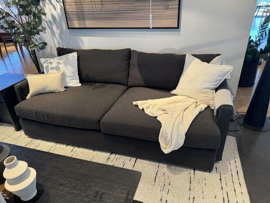 A comfy couch that caught my eye