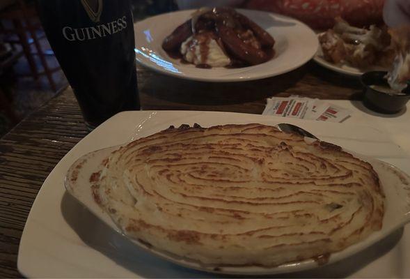 Shepherd's Pie, Bangers & Mash, Guinness, all great