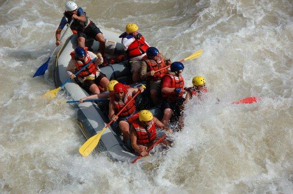 Paddle Raft in Lava Falls