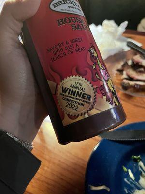 We purchased their BBQ sauce as gifts. It's delusions and an award winner.