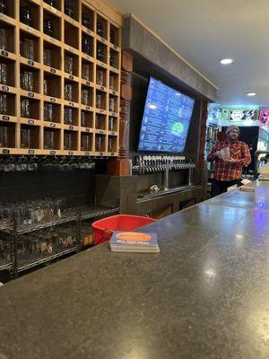 Front counter of pure beer joy.