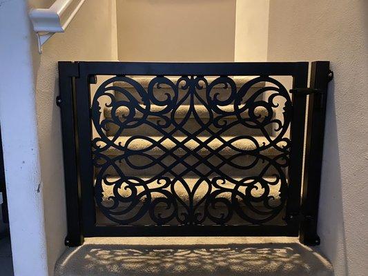 Custom indoor CNC plasma Dog gate.