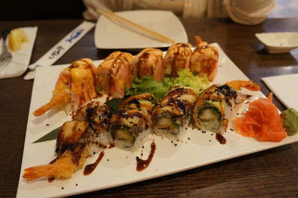 Amazon River & Brown Dragon Roll