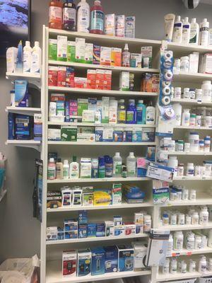 In addition to prescriptions we offer a variety of OTC products. Looking for something in particular? Ask if we can special order it!