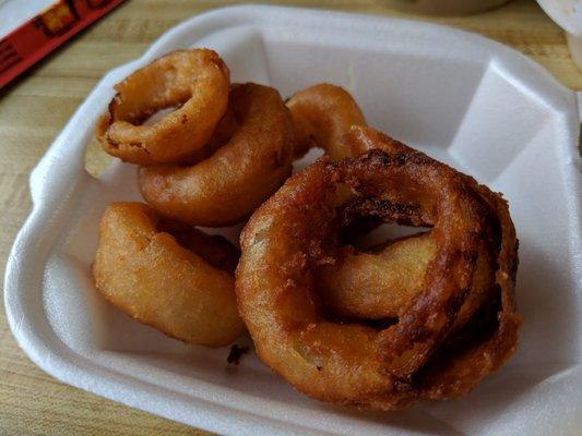 Fried onion rings