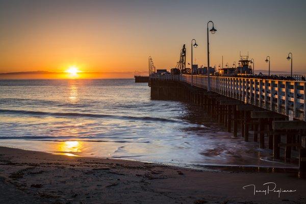 Title: Sunrise at Santa Cruz Wharf Location: Santa Cruz, CA