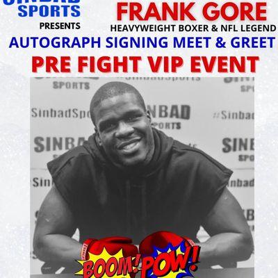 Frank Gore Autograph Signing