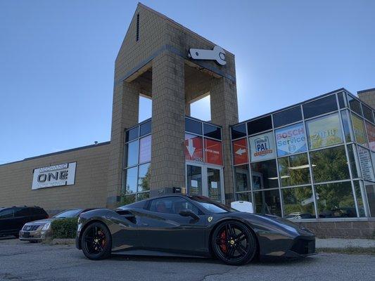 Your neighborhood Ferrari specialist, featuring a 2017 Ferrari 488 Spider.