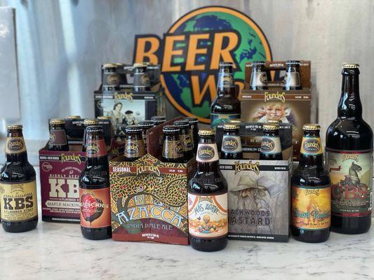 Founders Brewing available at Beer World Store