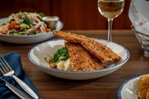 Pecan-Crusted Trout