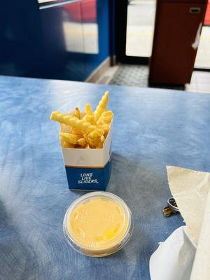 Cheese fries and a 1921 cheeseburger