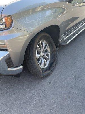 Damage after Blackstone Tire installed a leveling kit