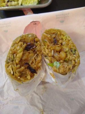 Scallion pancake silk road burrito