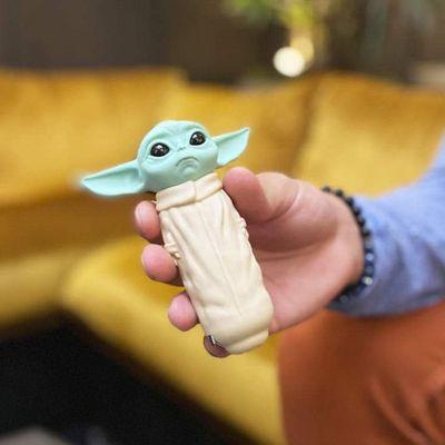 Baby Yoda silicone hand pipe