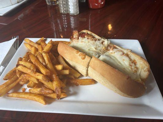 Chicken parm sandwich