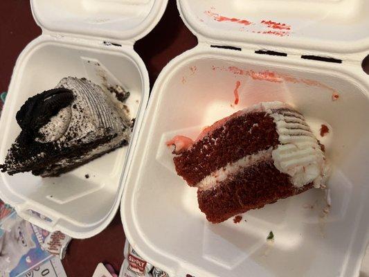 Oreo Decker & red velvet cake