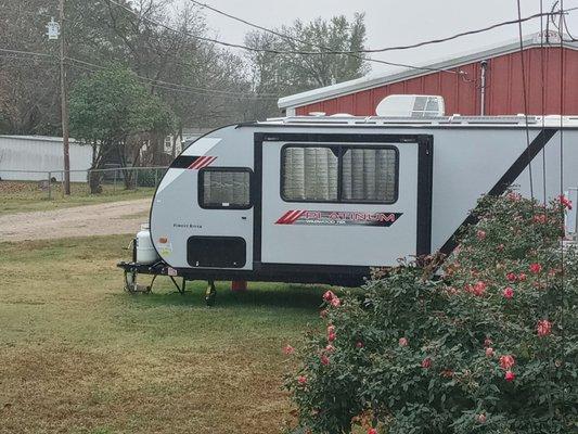 This is a photo of an RV which I could have loved very much from the beginning with some help from funtown I did not get that help