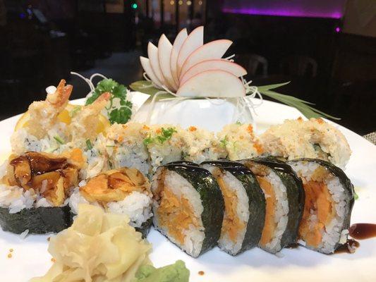 Lump Crabmeat Roll and  Sweet Potato Roll